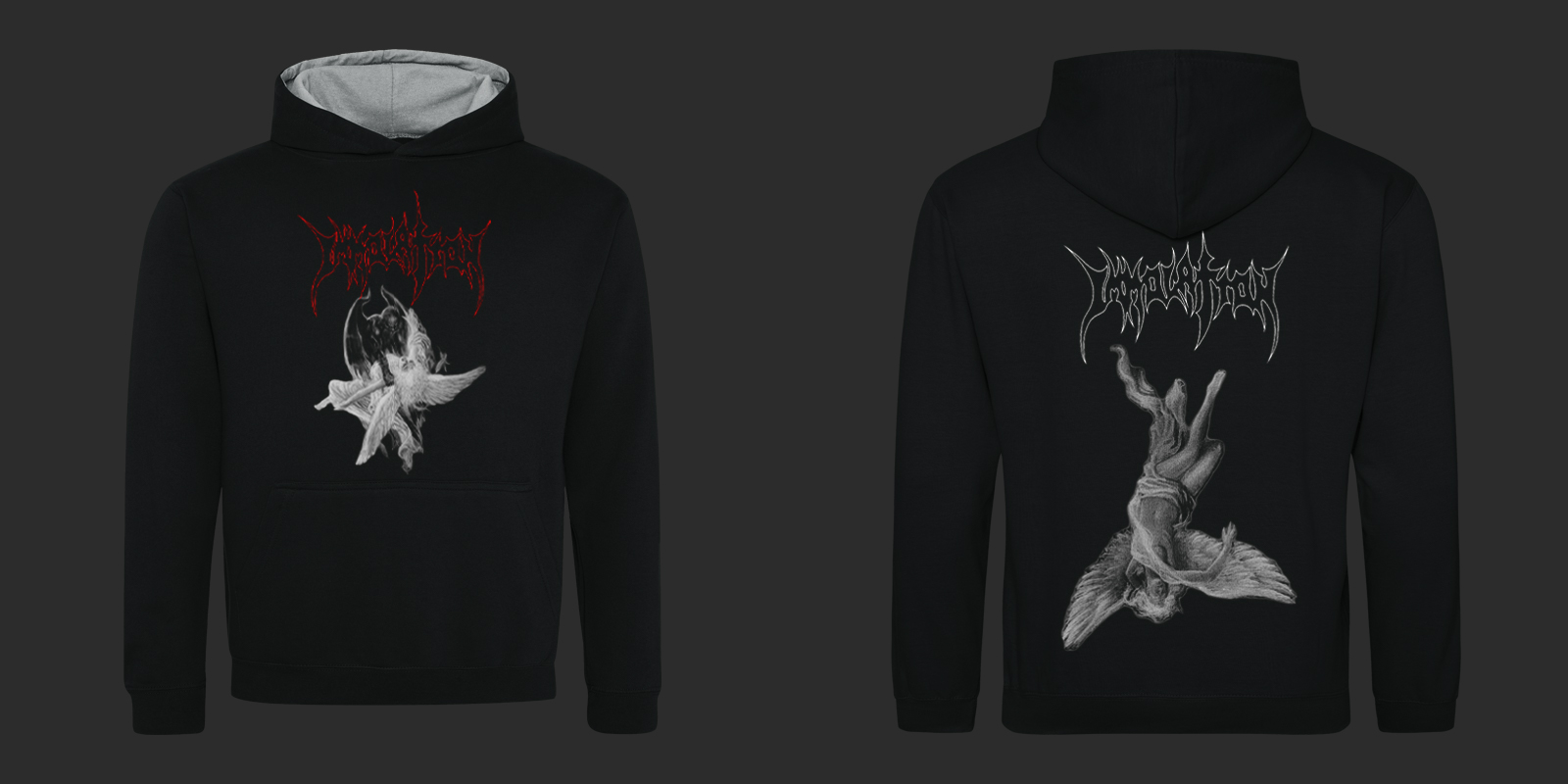 Kids Hoodie - Dawn Of Possession Demon/Angel | Immolation European E-store