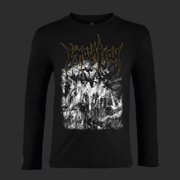 Kids T-Shirt Long Sleeve - Burning City