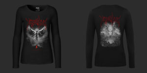 Women T-Shirt Long Sleeve - Atonement Greyscale