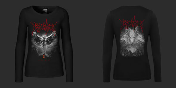 Women T-Shirt Long Sleeve - Atonement Greyscale