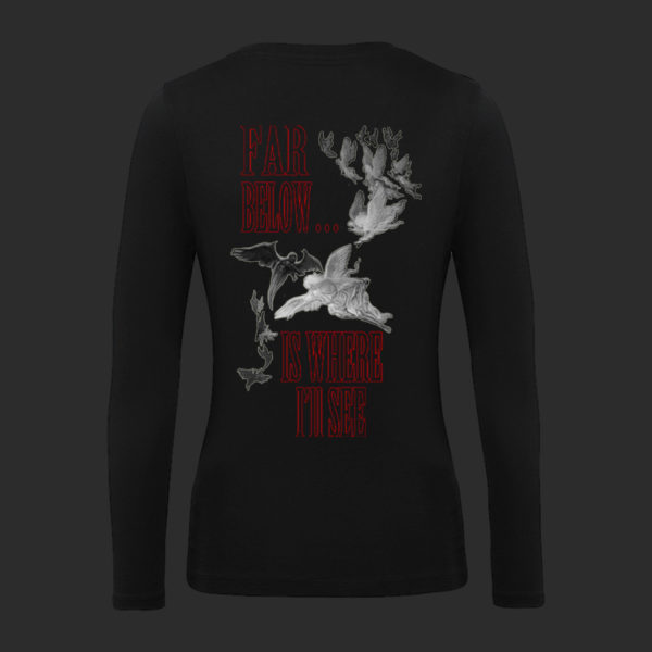 Women T-Shirt Long Sleeve - Dawn Of Possession Falling Angel