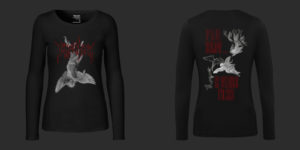 Women T-Shirt Long Sleeve - Dawn Of Possession Falling Angel