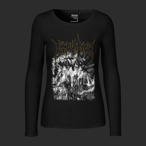 Women T-Shirt Long Sleeve - Burning City