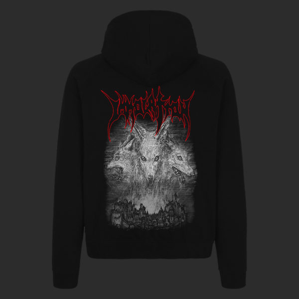 Zip-up Hoodie - Atonement Greyscale