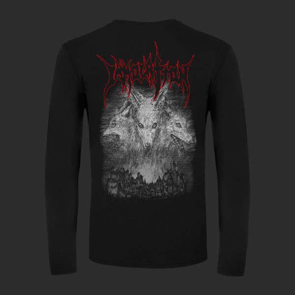 T-Shirt Long Sleeve – Atonement Greyscale