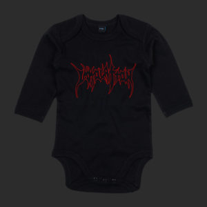 Kids Bodysuit - Logo Red Outline