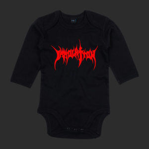 Kids Bodysuit - Logo Red Solid