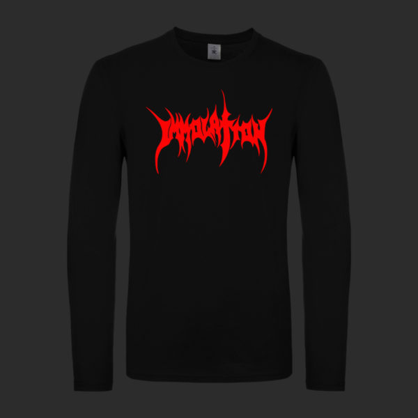 T-Shirt Long Sleeve - Logo Red Solid