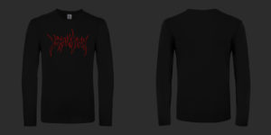 T-Shirt Long Sleeve - Logo Red Outline