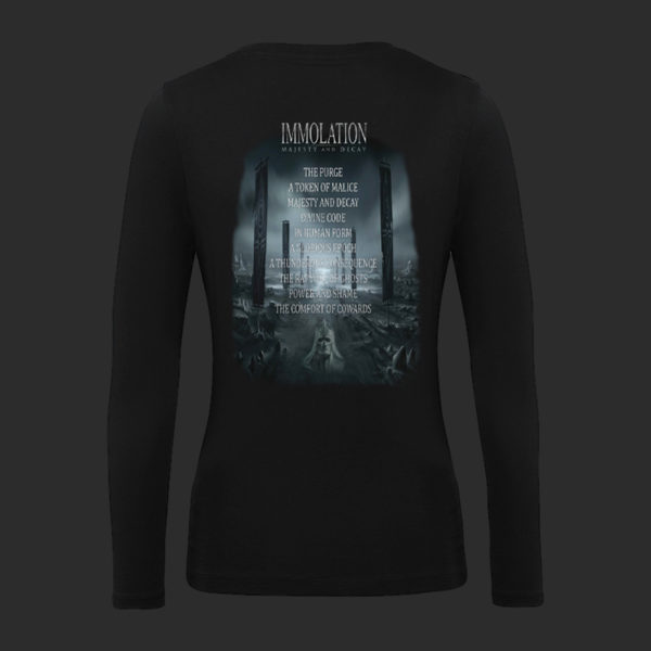 Women T-Shirt Long Sleeve - Majesty and Decay