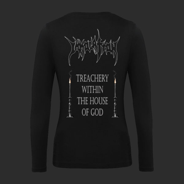 Women T-Shirt Long Sleeve - Popes/Angel TREACHERY